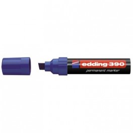 Маркер перманентный EDDING E-390/3 синий 4-12мм скошенный наконеч.