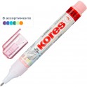 Корректирующий карандаш 10г (8мл) Kores Pastel ассорти:роз,желт,фиол,мятн