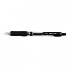 Ручка гелевая CROWN AJ-5000R 0,7мм. Автомат. рез. манж. черный