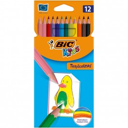 Карандаши цветные 12цв 6-гран Bic Tropicolors 832566