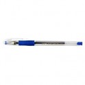 Ручка гелевая неавтомат. CROWN HJR-500R 0,5мм. рез. манж. синий