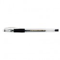 Ручка гелевая неавтомат. CROWN HJR-500R 0,5мм. рез. манж. черный