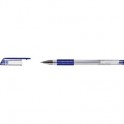 Ручка гелевая G-009 0,5мм синий,конус. наконечник,манжета
