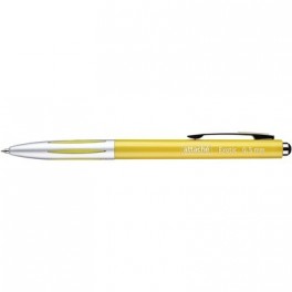 Ручка шариковая Attache Exotic,желтый корпус,цвет чернил-синий