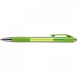 Ручка шариковая Attache Happy,зеленый корпус,цвет чернил-синий