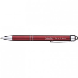 Ручка шариковая Attache Oscar,бордовый корпус,цвет чернил-синий