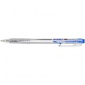Ручка шариковая ВР-1017 автомат.прозр.корп,0,7мм синий