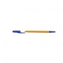 Ручка шариковая Школьник, цвет чернил синий 1 мм, оранжевый корпус