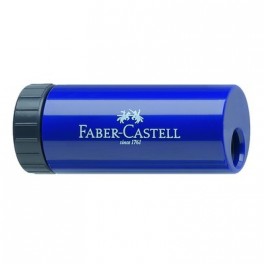 Точилка Faber-Castell с контейнером, синий 183301