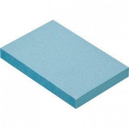 Блок-кубик с клеевым краем 51х76мм 100 л голубой