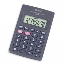 Калькулятор карманный Casio HL-4А 8 разряд., крупн.диспл. батарей