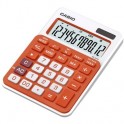 Калькулятор Casio MS-20NCRG, оранжев, 12 разр