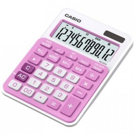 Калькулятор настольный Casio MS-20NC-PK, розовый