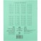 Тетрадь школьная А5 12л, клетка, белизна 65% зеленая блок офсет-2, 20шт/уп