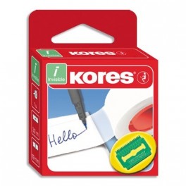 Клейкая лента канцелярская KORES 19х33 невидимая 53319