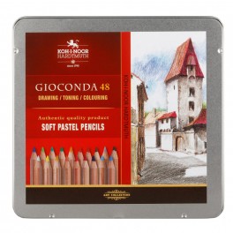 Карандаши пастельные GIOCONDA SOFT 8829 48цв/наб мет.короб 8829048001PL