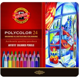 Карандаши цветные художеств. KOH-I-NOOR POLYCOLOR 24 цв/наб 3824024002PL