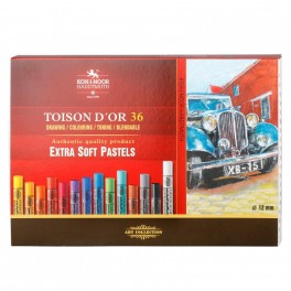 Пастель сухая худож. TOISON D`OR EXTRA SOFT 8555 36цв/наб карт 8555036001KZ