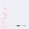 Доска маркерная 40х40 белый+рисунок BI-OFFICE Pink Flower MB7553397