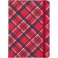 Ежедневник недатированный 7БЦ,А5,128л,резин,софт-тач,Attache Tartan,крас