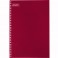 Бизнес-тетрадь А4 80л  ATTACHE, спираль,бордо, блок 60г, обложка 215г