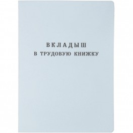 Бланк Вкладыш к трудовой книжке (новый 2023г)