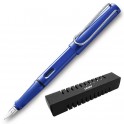 Ручка перьевая Lamy 014 safari, Синий, EF