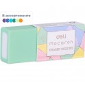 Ластик Deli Macaron 50x20x1мм ассорти пласт.туб. EH02200