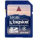 Карта памяти Kingston SDHC 16GB Class 4(SD4/16GB)