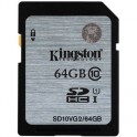 Карта памяти Kingston SDXC 64 Гб Class 10 UHS-I (SD10VG2/64 Гб)