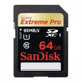 Карта памяти SanDisk Extreme Pro SDXC 64GB Class10UHS-I(SDSDXPA-064G-X46)