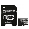 Карта памяти Transcend microSDHC 4GB Class10(TS4GUSDHC10)
