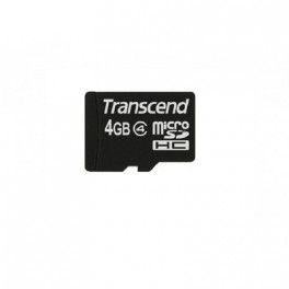 Карта памяти Transcend microSDHC 4GB Class4(TS4GUSDC4)