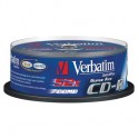 Носители информации Verbatim CD-R 700MB 52x CB/25 43352 Crystal