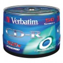 Носители информации CD-R, 52x, Verbatim Extra Protection, Cake/50, 43351