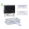 Штамп самонаборный NEW Printer С40-Set-F 6/4стр+рам.23х59мм 2кассы кор.черн