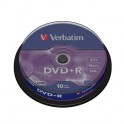 Носители информации Verbatim DVD+R 4,7Gb 16х Cake/10 43498