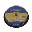 Носители информации Verbatim DVD+RW 4,7GB 4х CB/10 43488