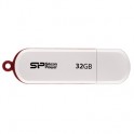 Флеш-память Silicon Power LuxMini 320, 32Gb, USB 2.0, бел, SP032GBUF2320V1W