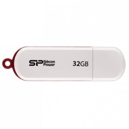 Флеш-память Silicon Power LuxMini 320, 32Gb, USB 2.0, бел, SP032GBUF2320V1W