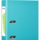 Папка-регистратор Комус Стандарт 50мм бирюзовая, ПБП2, карм.кор., мет.уг
