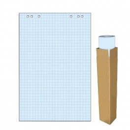 Бумага для флипчартов голубая пастель клетка 68.0х98.0 20 лист.80гр.