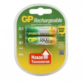 Аккумулятор GP 1800mAh АА/LR6 NiMh бл/2шт