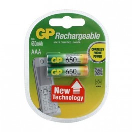 Аккумулятор GP 650mAh AAA NiMh бл/2шт