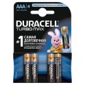 Батарея DURACELL ААA/LR03-4BL TURBO Max бл/4