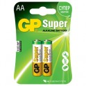 Батарея GP Super AA/LR6/15A алкалин. бл/2 GP15A-2CR2