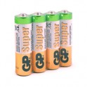 Батарея GP Super эконом уп.AA/LR6/15A алкалин. 4шт/уп GP15ARS-2SB4