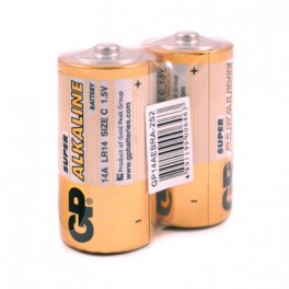 Батарея GP Super эконом упак C/LR14/14A алкалин 2 шт/уп