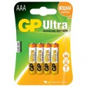 Батарея GP Ultra AAA/LR03/24A алкалин., бл/4 GP24AU-2CR4