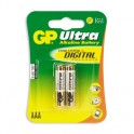 Батарея GP Ultra AAA/LR03/24AU алкалин. бл/2